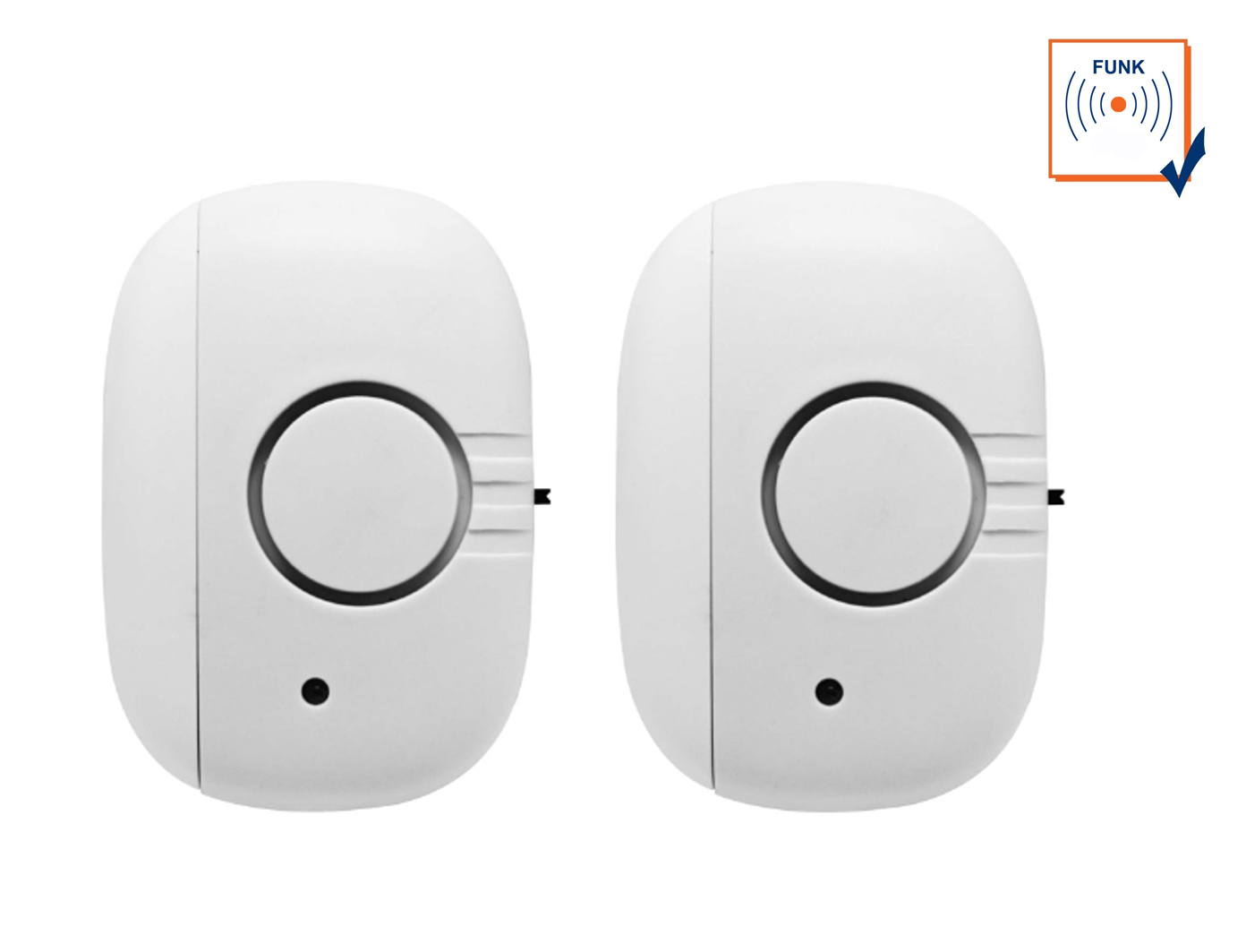 2er-Set WiFi Fensterkontakt Hausalarm Zusatz zu Mini-Alarmsystem von G-Homa