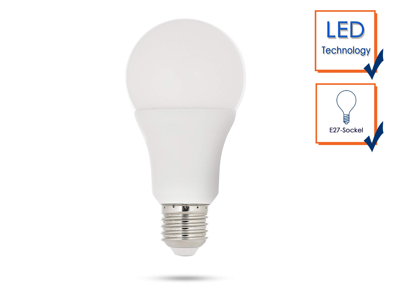 Glühlampe fernbedienbar LED E27 Leuchtmittel 7 Watt für Smarthome Basic Serie