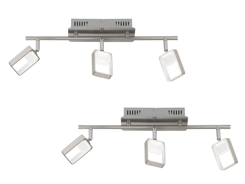 2er Set dimmbare LED Deckenleuchten Spots schwenkbar Deckenstrahler