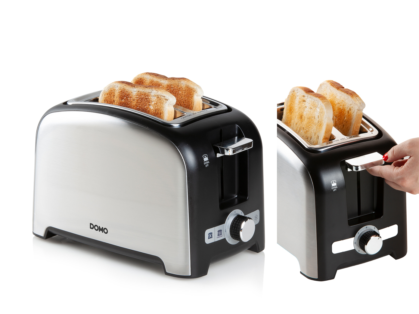 zakdoek Stout bank Brötchen Toaster aus Edelstahl mit 7 Bräunungsstufen 4 Funktionen,  Krümmelfach 5411397130792 | eBay