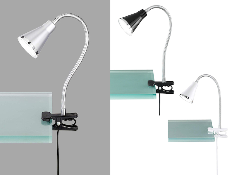 Leuchtenserie mit LED Power Schreibtischlampen zum klemmen