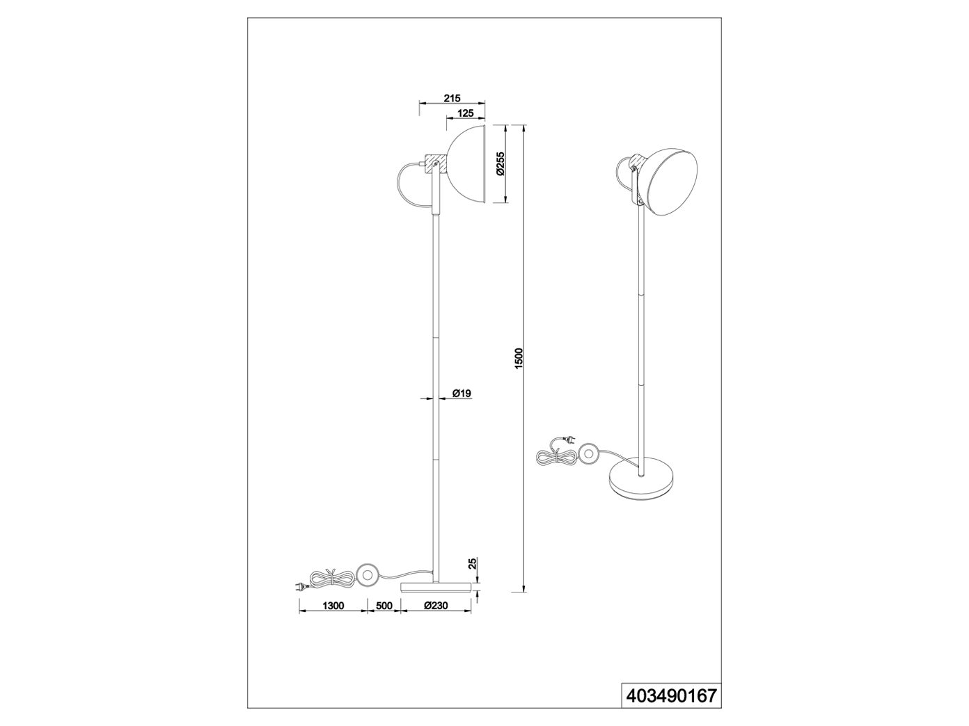Große ausgefallene Industrial Stehleuchten Dreibein, Scheinwerfer