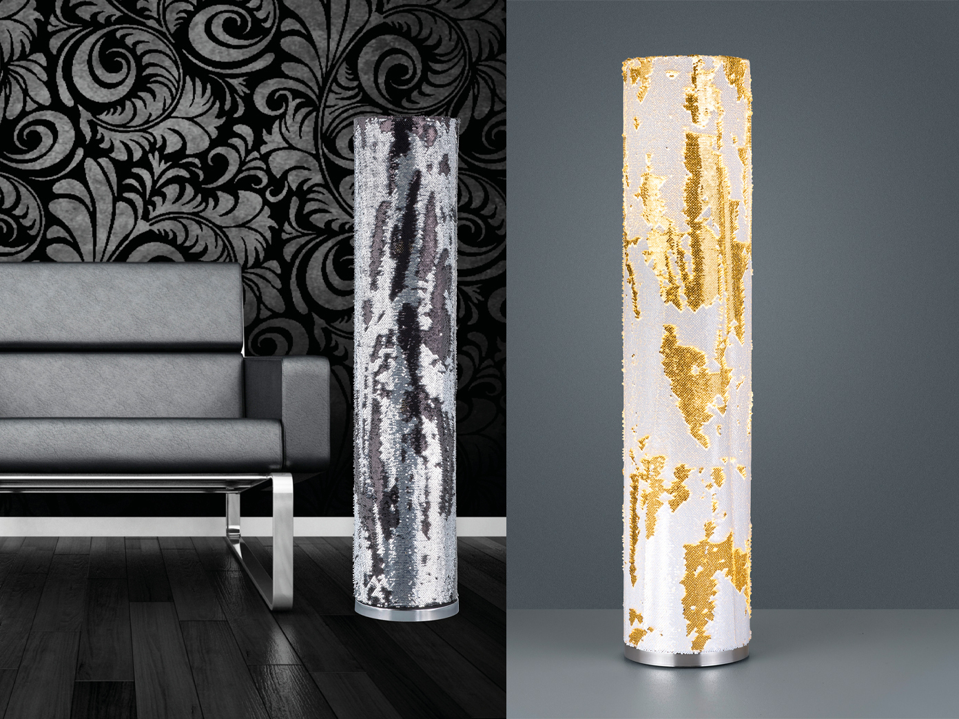 Zylinder Stehleuchten mehrflammig Standleuchte Lichtsäule innen REALITY