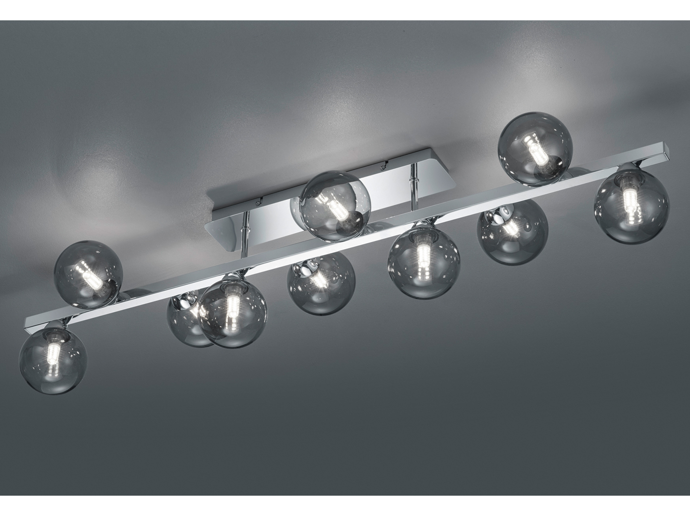 Retro Design Rauchglas Kugelleuchten für Innen schöne Wohnzimmerlampen