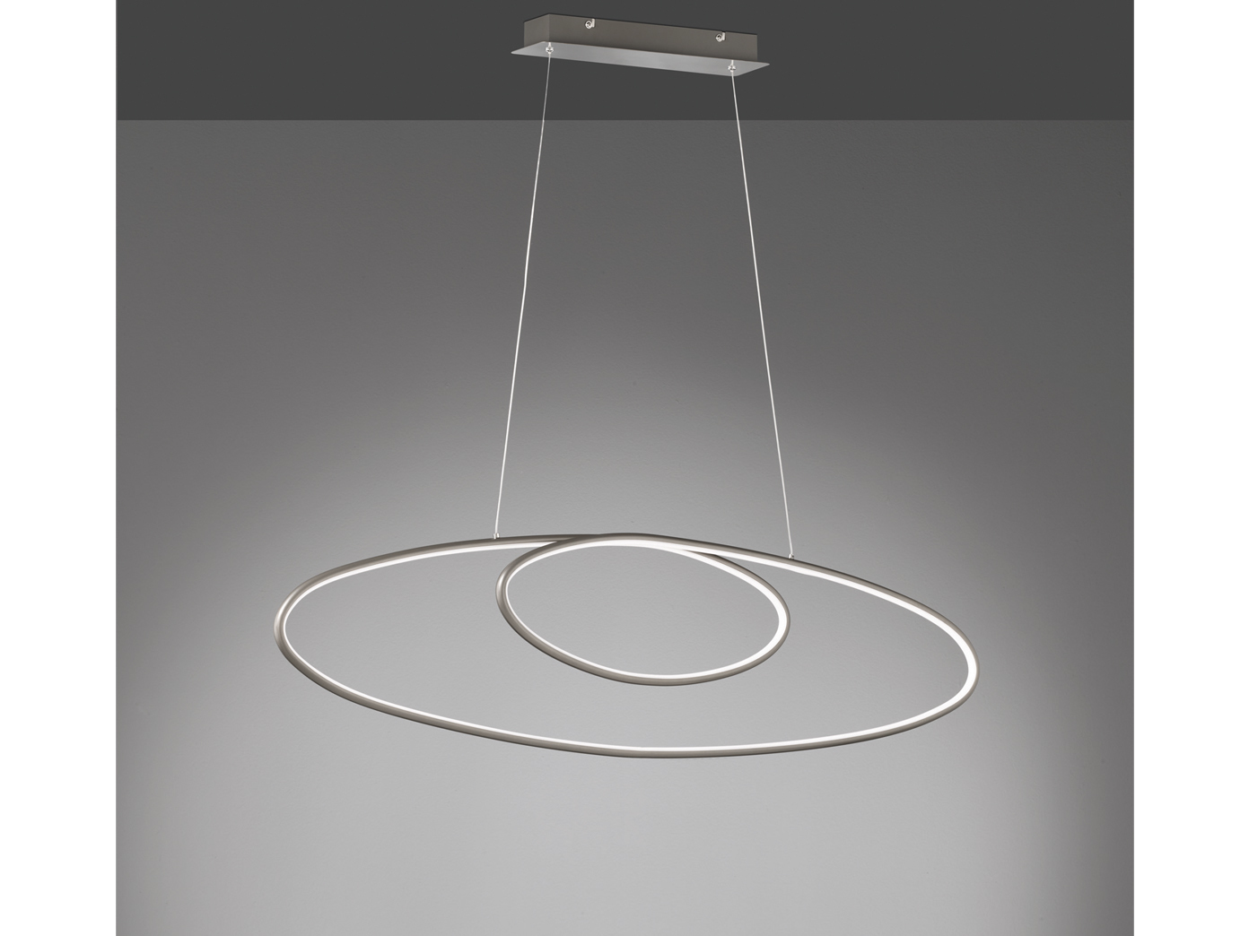 Ringförmige LED Deckenlampen Esszimmerleuchten hängend über Esstisch