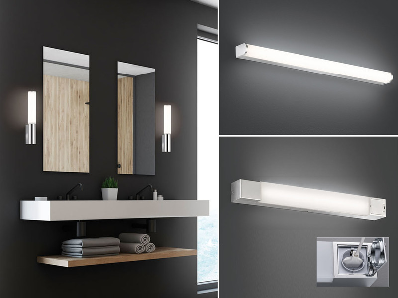 Schöne LED Badlampen Wand für indirekte Beleuchtung Badezimmerspiegel