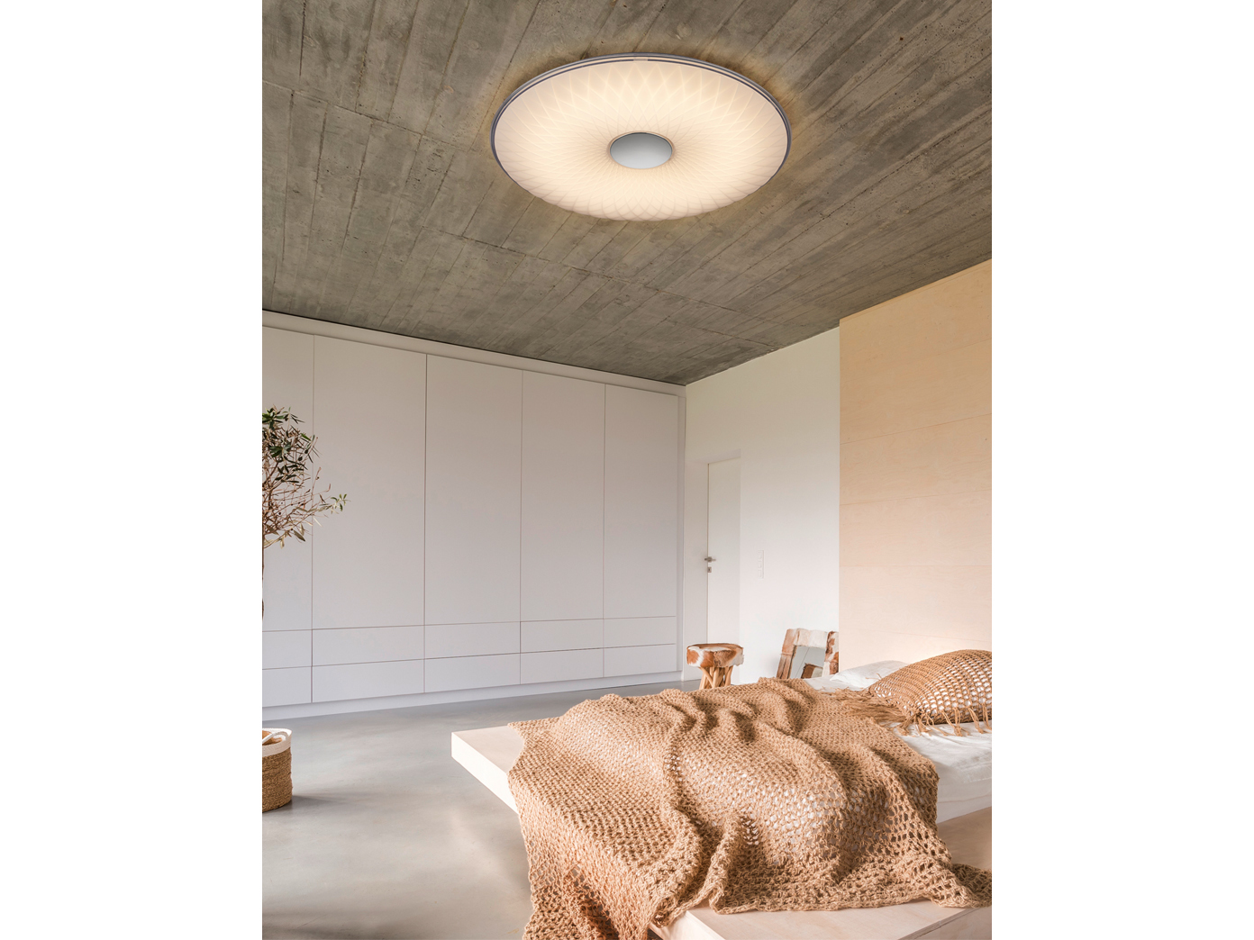 Flache LED Deckenlampen für große Räume Tageslichtlampe Büro, runde