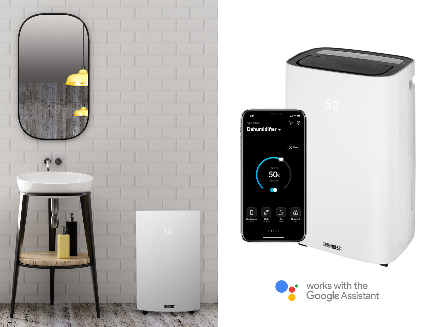 Luftentfeuchtungsgeräte Smarter Entfeuchter für Wohnung Raumlufttrockner Timer