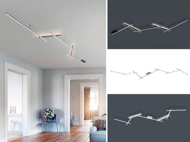 Mehrarmige LED Deckenleuchten Loftlampen für goße Räume Flur