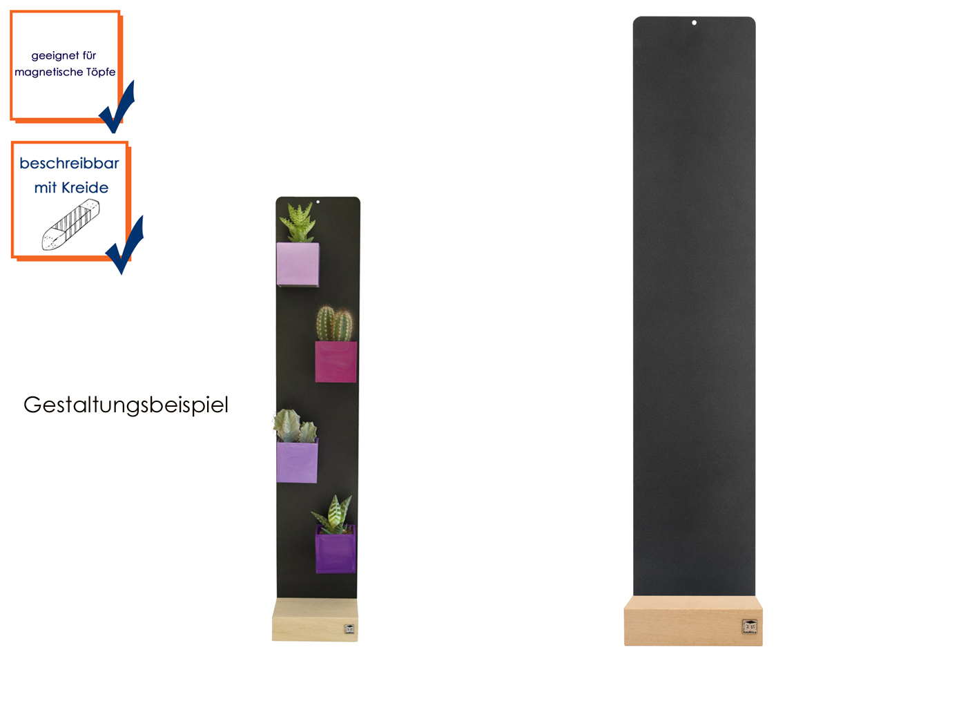 Wandaufbewahrung Wanddeko Memoboard Magnettafel Metall 14 X 70 Cm KalaMitica for sale online 